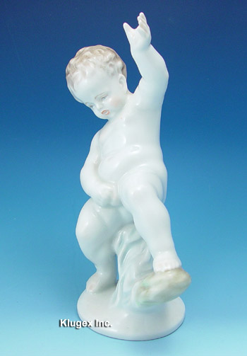 Herend Boy Figurine
