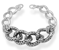 Különleges 925 Sterling Ezüst Karkötő
