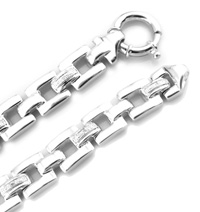 925 Sterling Ezüst Karkötő Eredeti Gyémántokkal