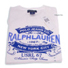 Új Ralph Lauren Rövid Ujjú Póló – Fehér L
