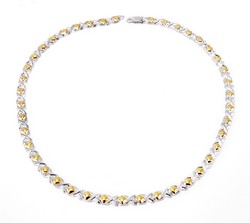 14K Aranyozott Sterling Ezüst Nyaklánc