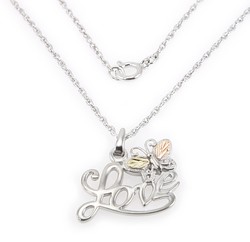 Black Hills Sterling Ezüst & 12K Arany LOVE Medál