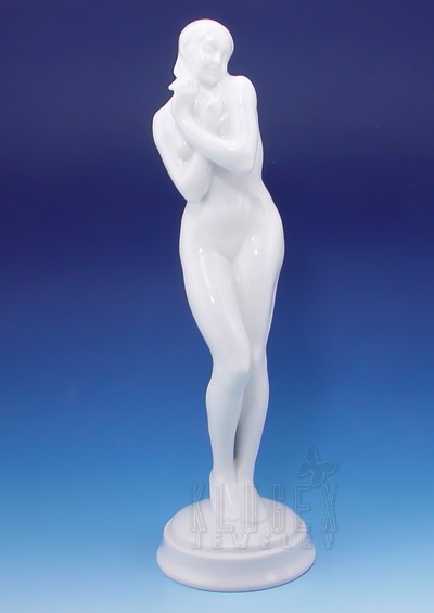 Herend Large Shy Beauty Female Figurine