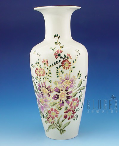 Zsolnay Natural Color Vase Signed