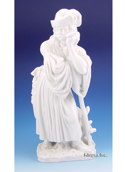 Large Herend Peasant Man Figurine