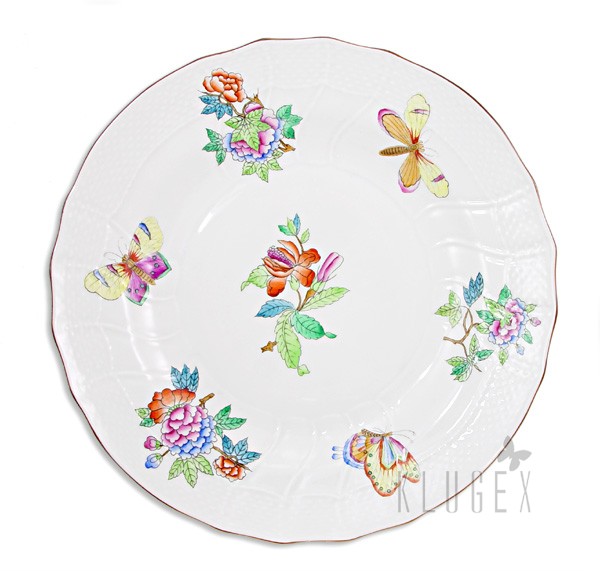 Vintage Herend Victoria Dinner Plate 1943