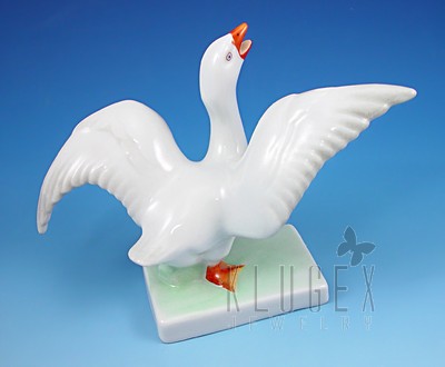 Herend Goose Figurine