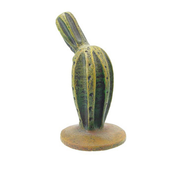 Miniature Solid Bronze Cactus