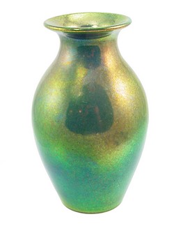 Small Hungarian Art Pottery Vase By Ferenc Halmos